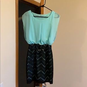 Chiffon bodycon dress